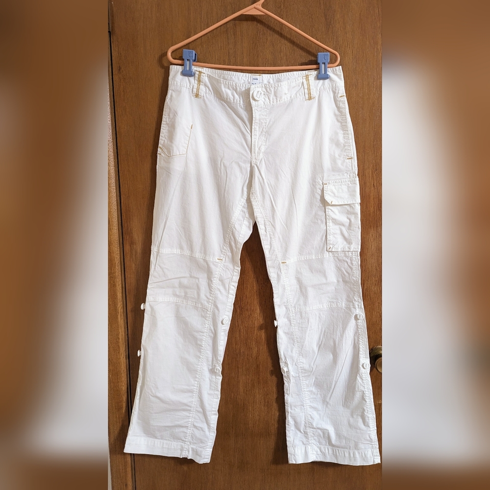 💥5 for 25 💥 White💥 Old Navy cargo pants 💥size 12